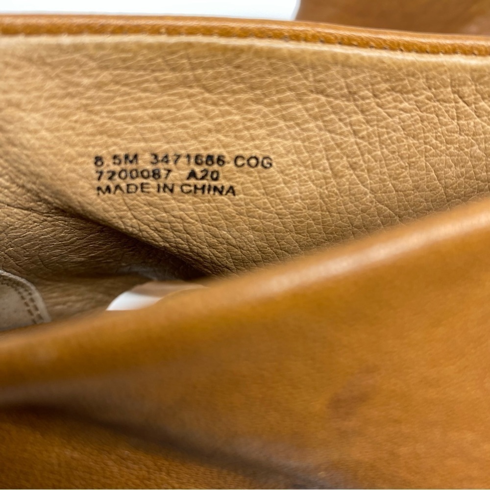 Frye Tash Cut Out Brown Leather Bootie Sandals Size 8.5 - Picture 7 of 7